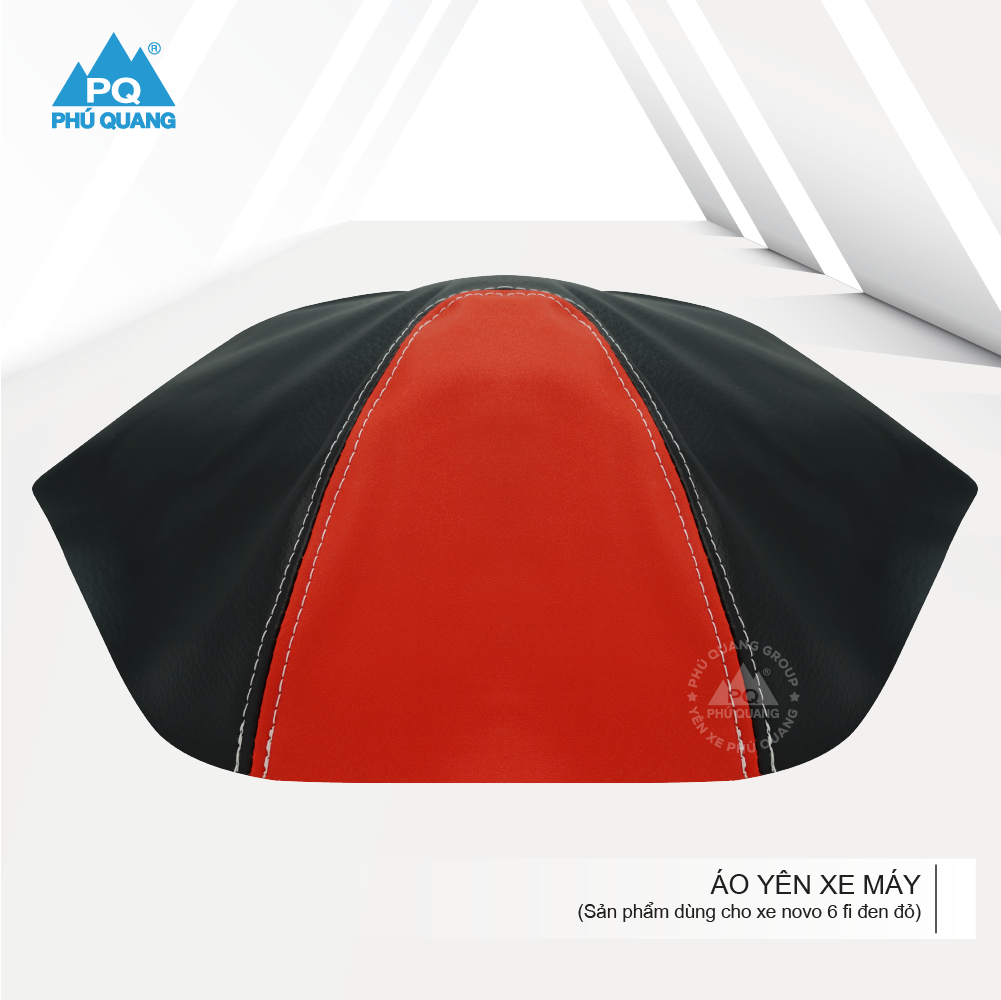 Áo yên dành cho xe Nouvo 6 FI nặng PV 0.8 (Đen Đỏ) - Ảnh 4