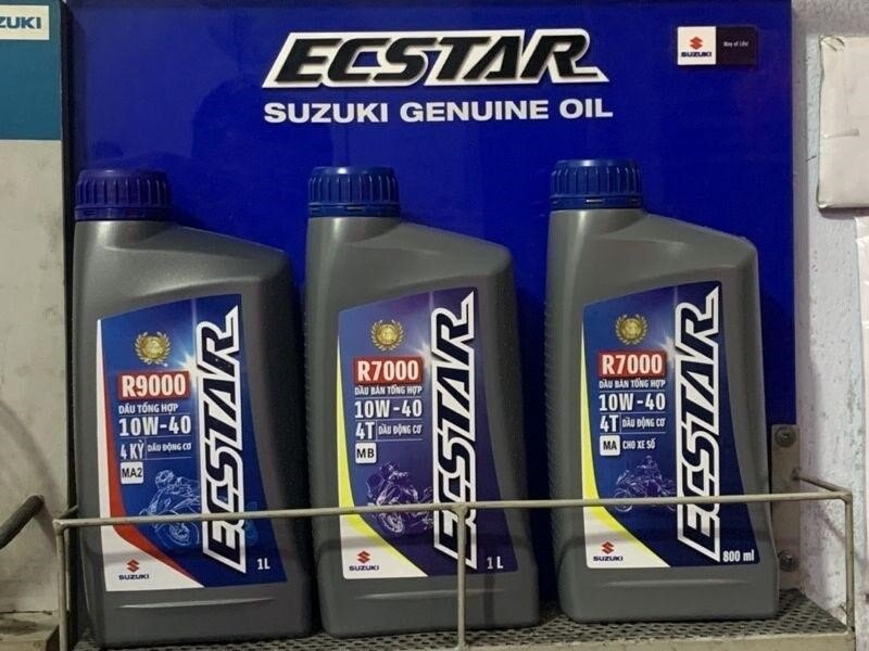 Ecstar là dòng sản phẩm chính hãng được phân phối bởi tập đoàn Suzuki.