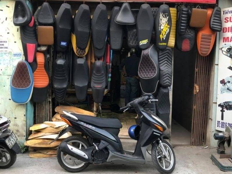 Cửa hàng bọc yên xe máy bền, đẹp Thanh Bình.