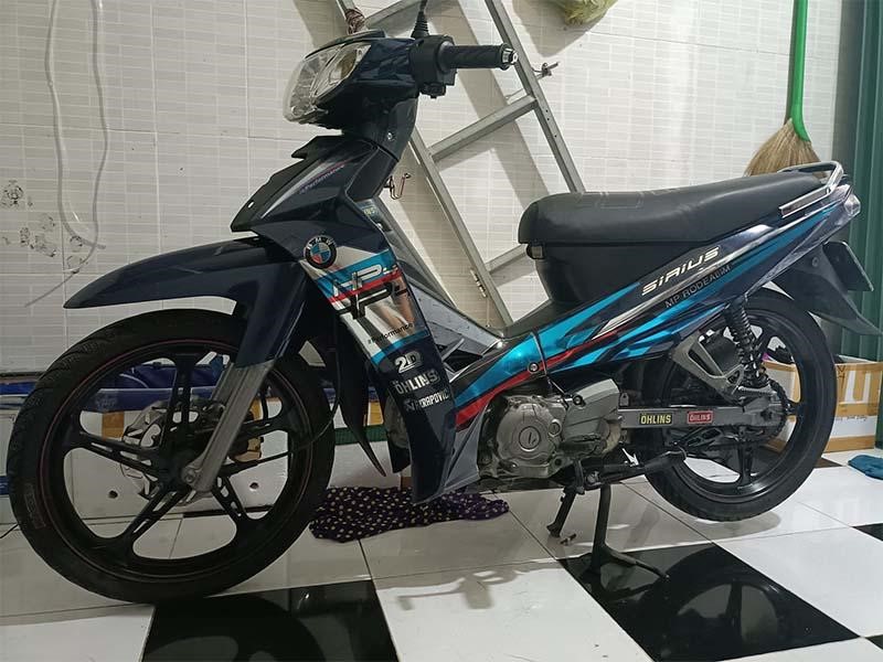 Hình ảnh xe sirius độ kiểng màu đen được yêu thích (Mẫu 57)