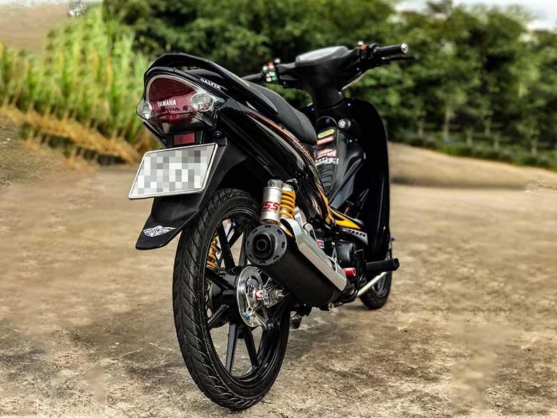 Hình ảnh xe sirius độ kiểng màu đen được yêu thích (Mẫu 60)