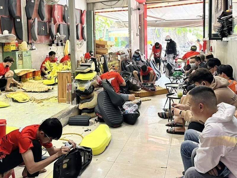 Bật mí danh sách các địa chỉ bọc yên xe máy Bến Tre.