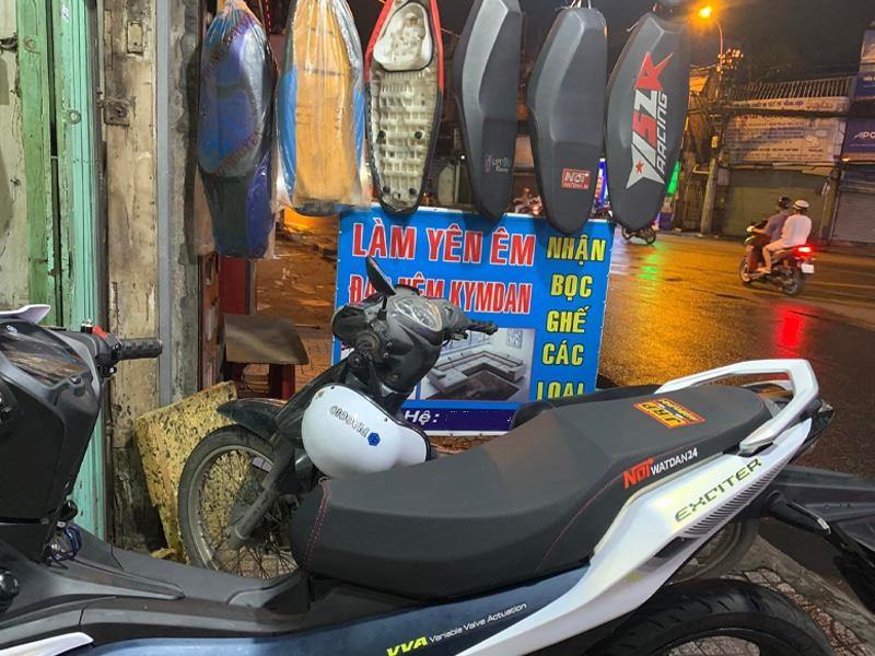 Tiệm bọc yên xe máy Bình Định - Honda Tư