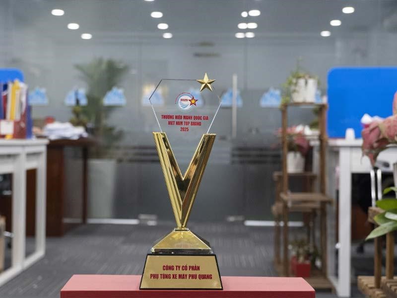 Năm 2025, công ty Yên Xe Phú Quang vinh danh “Thương Hiệu Mạnh Quốc Gia”